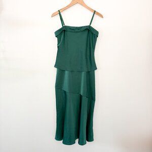 Strut & Bolt Diane Tiered Satin Dress‎ NWT | Size Small